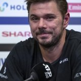 Stan Wawrinka s'est livré devant la presse à Bâle KEYSTONE/GEORGIOS KEFALAS